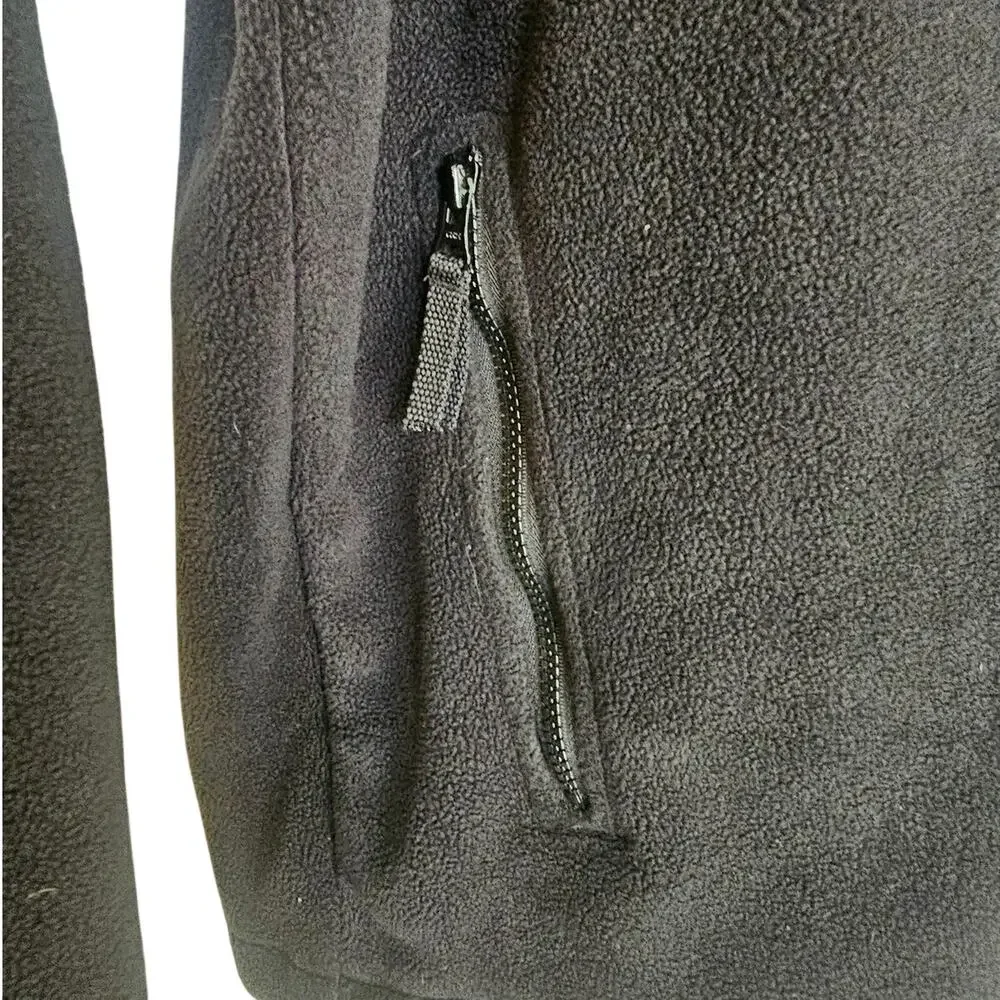 Helly Hansen Mens Black Fleece Casual Outdoor Utility Jacket Size XXL